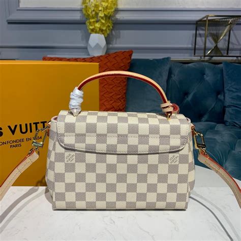 lv n41581|Croisette Damier Azur Canvas .